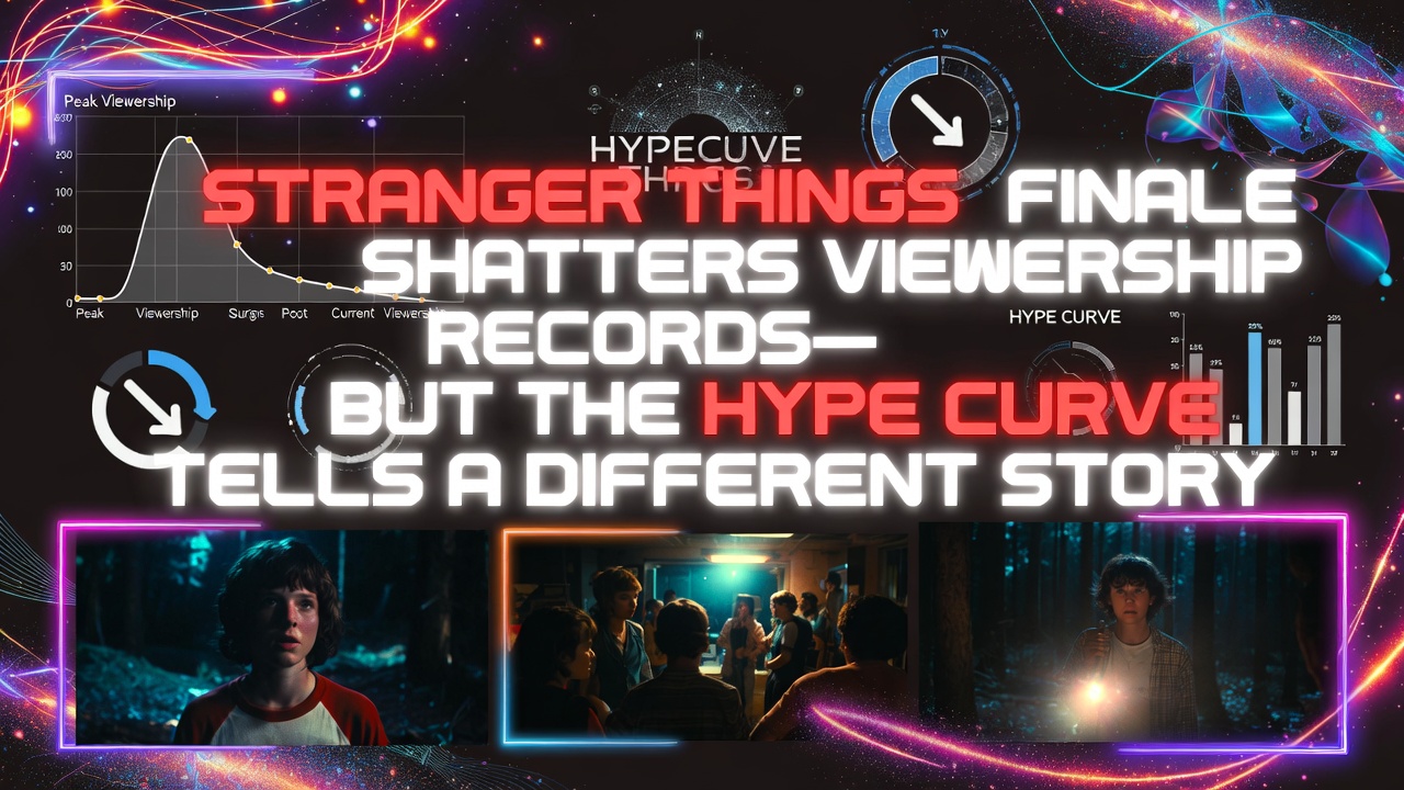 Netflix's 'Stranger Things' Finale Shatters Viewership Records—But the Hype Curve Tells a Different Story