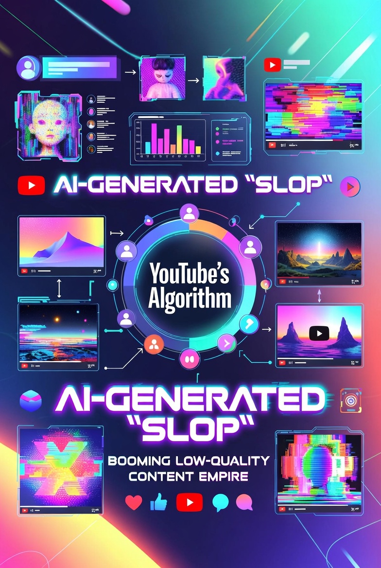 YouTube's Algorithm Floods New Users with AI-Generated 'Slop' – A Booming Low-Quality Content Empire