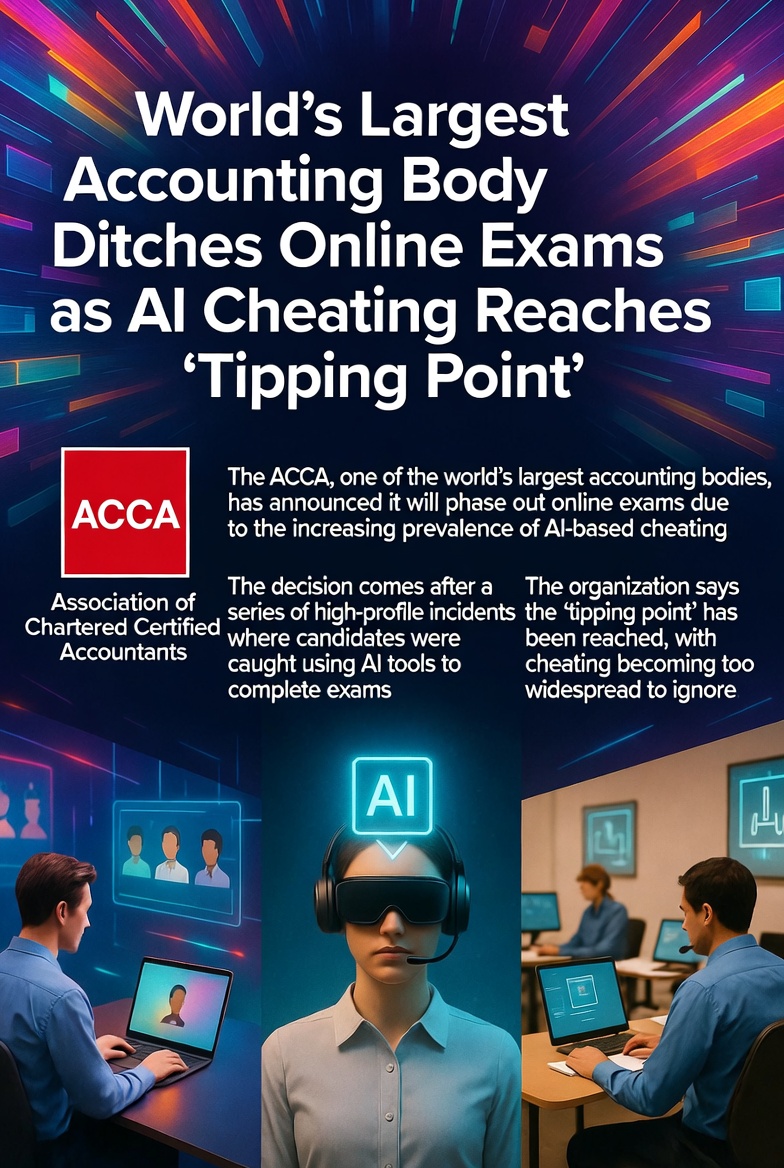 World's Largest Accounting Body Ditches Online Exams as AI Cheating Reaches 'Tipping Point'