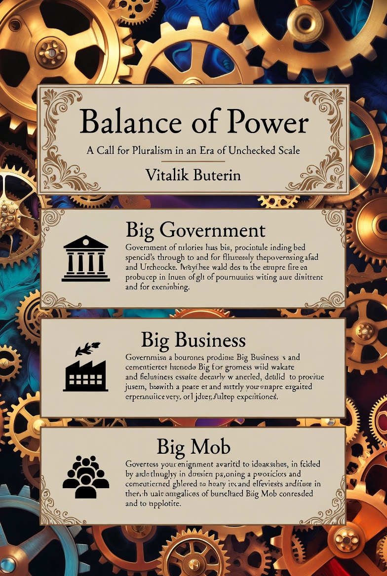 Vitalik Buterin's "Balance of Power": A Call for Pluralism in an Era of Unchecked Scale