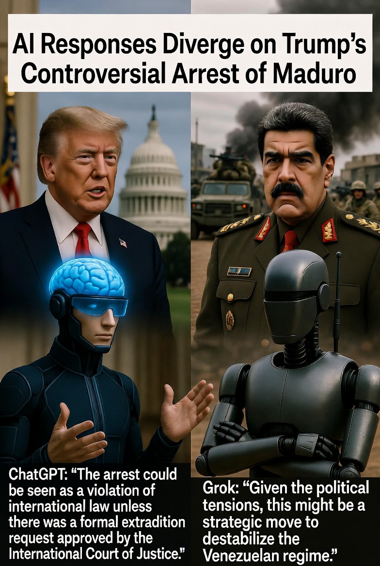 AI Responses Diverge on Trump's Controversial Arrest of Maduro: A Tale of Two Perspectives