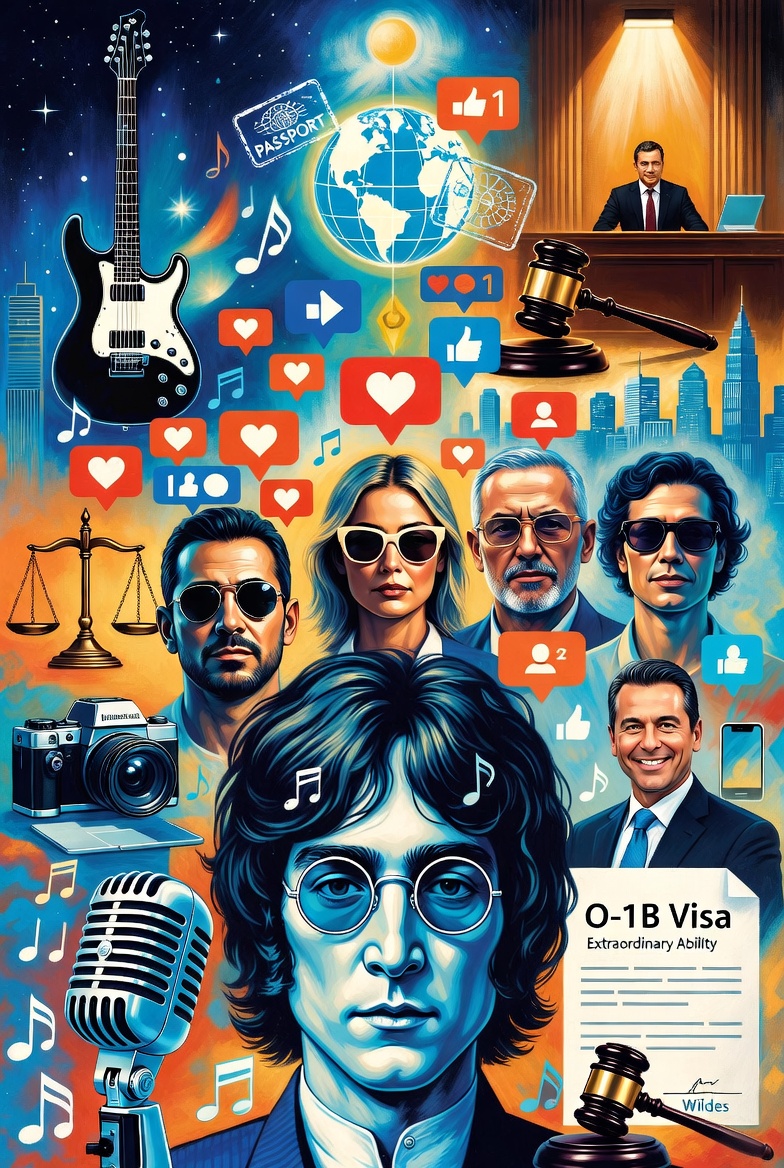 From Lennon to Likes: The O-1B Visa's Shift from Rock Icons to Digital Divas