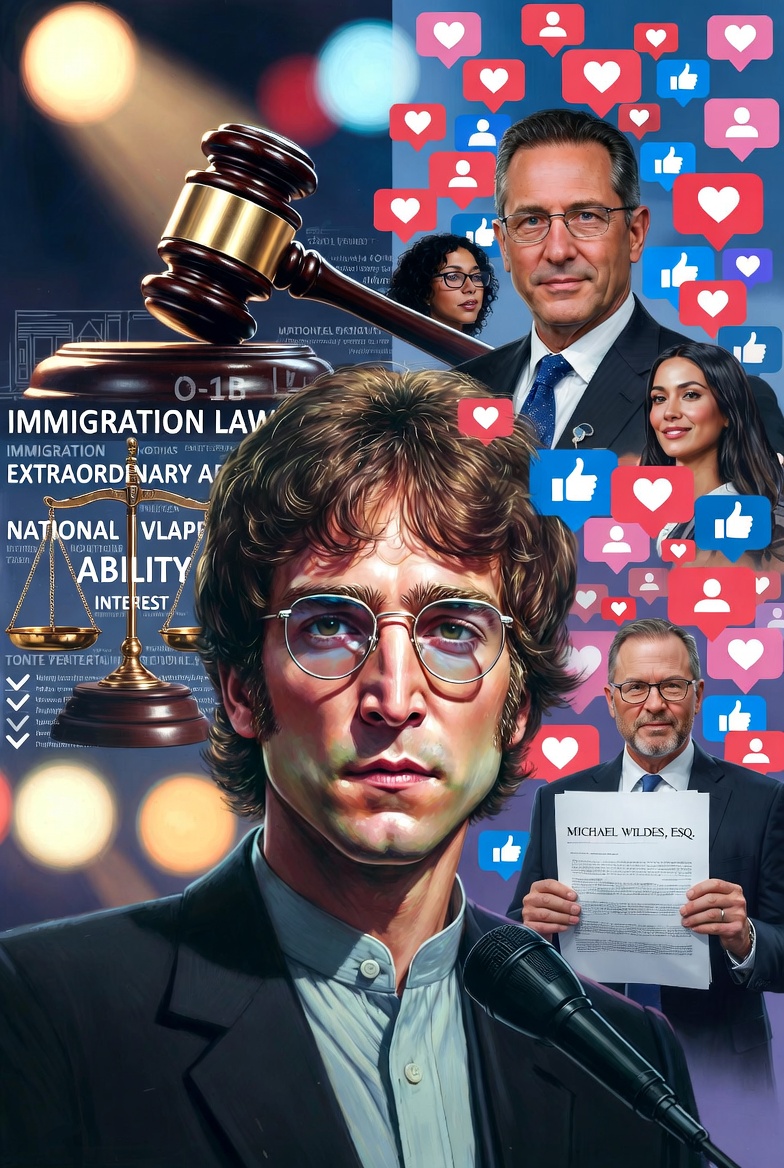 From Lennon to Likes: The O-1B Visa's Shift from Rock Icons to Digital Divas