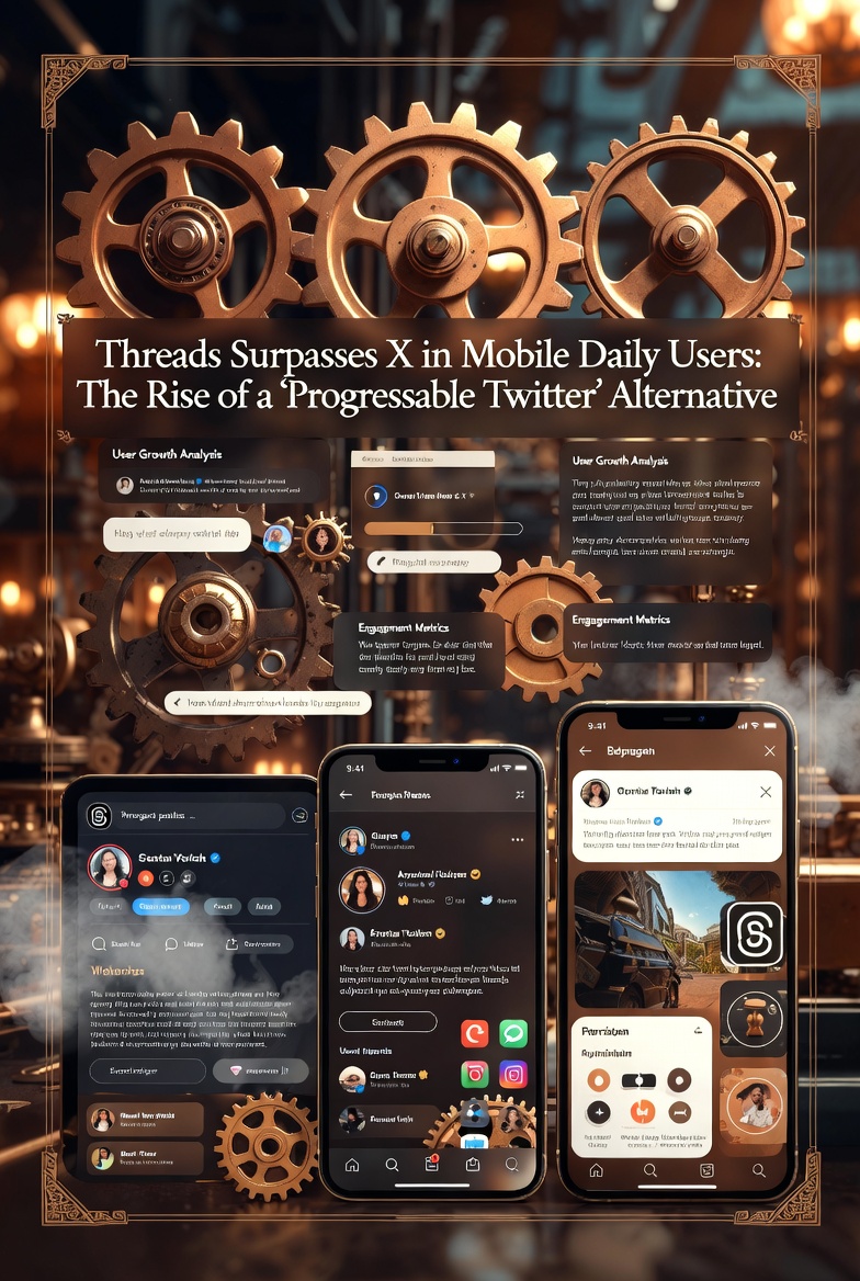 Threads Surpasses X in Mobile Daily Users: The Rise of a "Progressive Twitter" Alternative