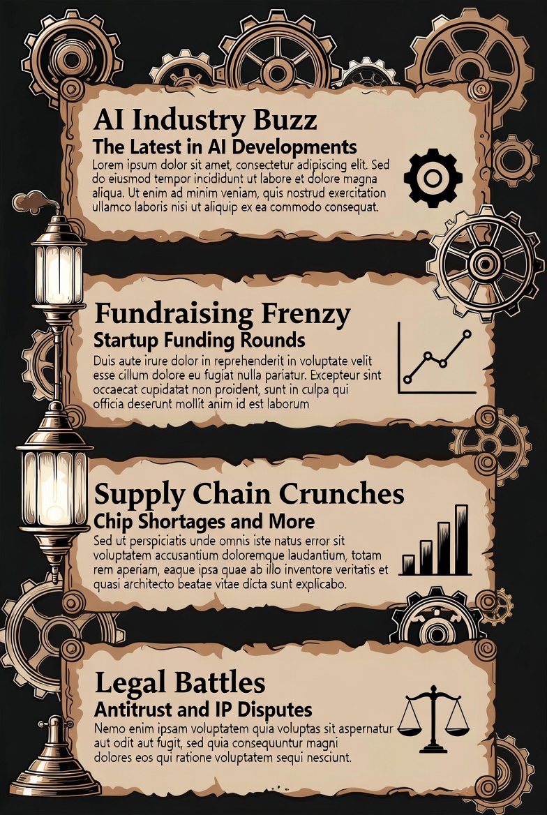 AI Industry Buzz: Fundraising Frenzy, Supply Chain Crunches, and Legal Battles
