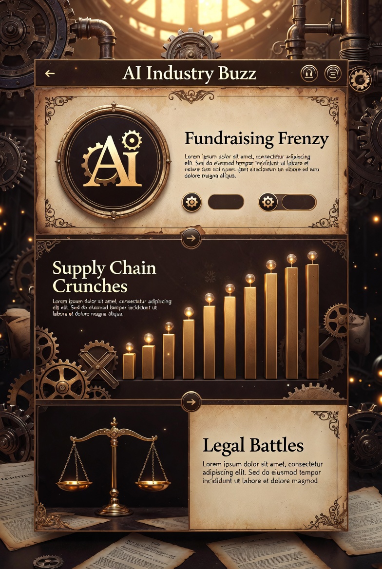 AI Industry Buzz: Fundraising Frenzy, Supply Chain Crunches, and Legal Battles