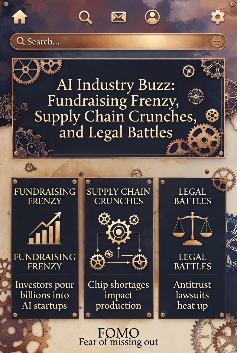 AI Industry Buzz: Fundraising Frenzy, Supply Chain Crunches, and Legal Battles