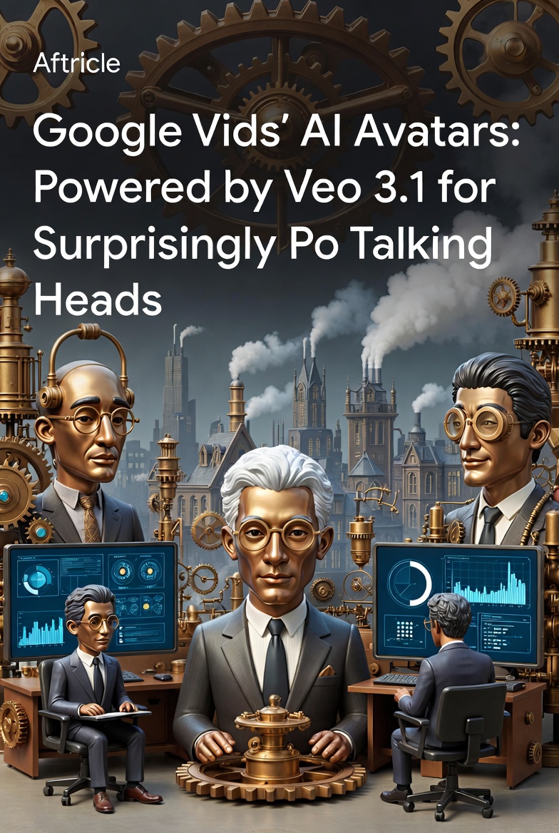 Google Vids' AI Avatars: Powered by Veo 3.1 for Surprisingly Polished Talking Heads