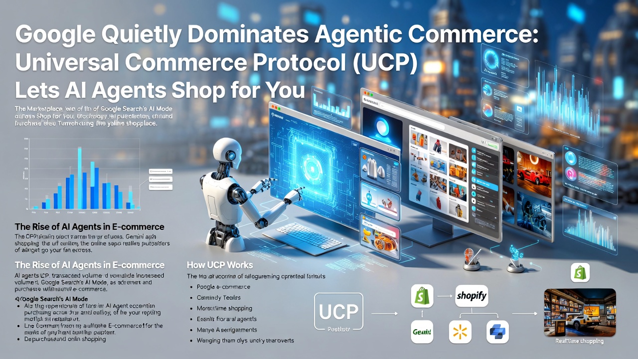 Google Quietly Dominates Agentic Commerce: Universal Commerce Protocol (UCP) Lets AI Agents Shop for You