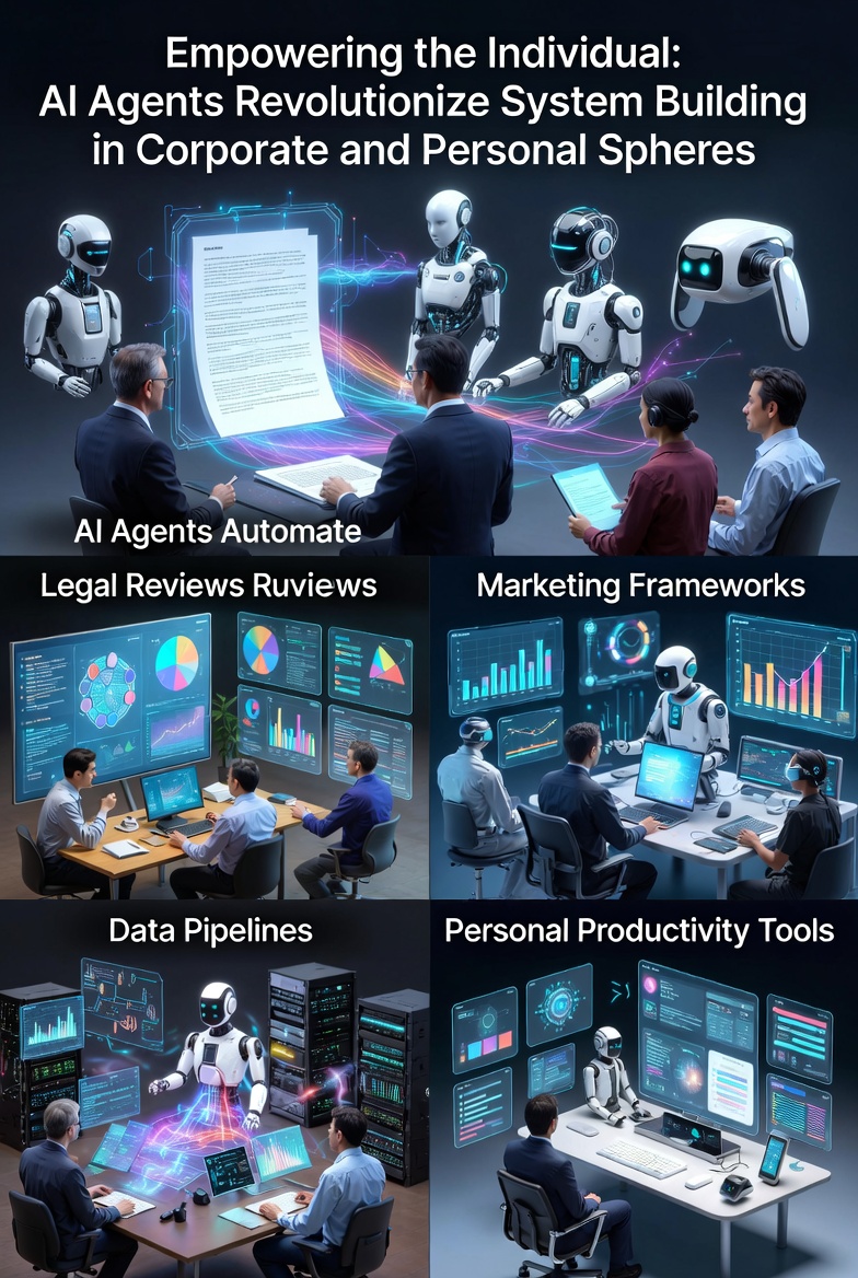 Empowering the Individual: AI Agents Revolutionize System Building in Corporate and Personal Spheres