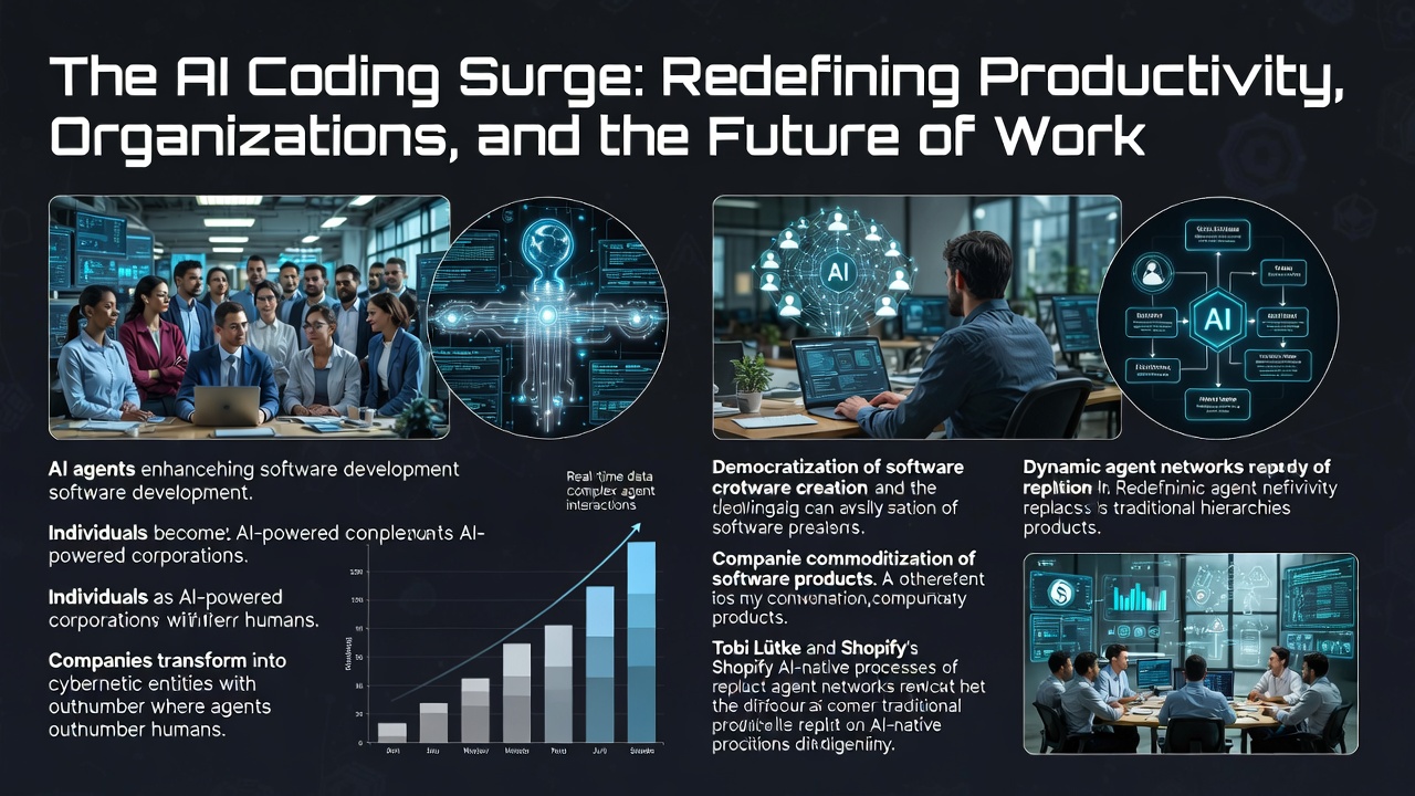 The AI Coding Surge: Redefining Productivity, Organizations, and the Future of Work