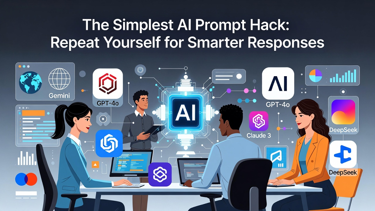 The Simplest AI Prompt Hack: Repeat Yourself for Smarter Responses