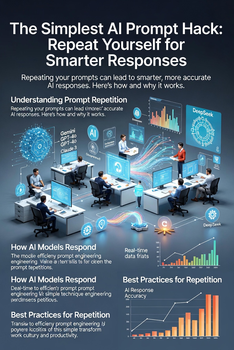 The Simplest AI Prompt Hack: Repeat Yourself for Smarter Responses