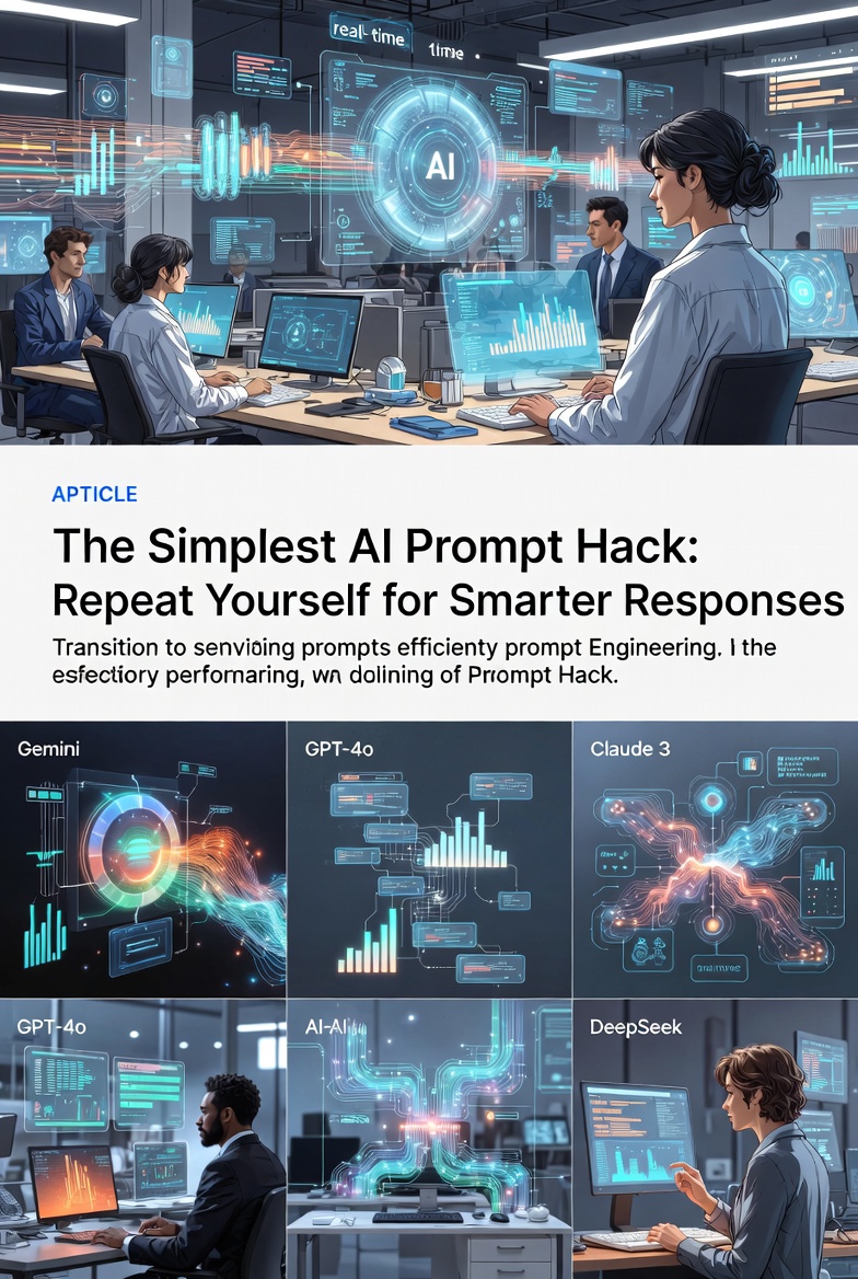 The Simplest AI Prompt Hack: Repeat Yourself for Smarter Responses