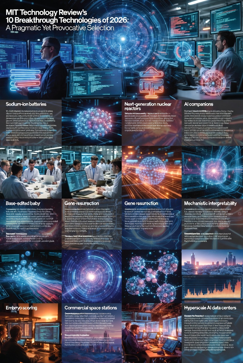 MIT Technology Review's 10 Breakthrough Technologies of 2026: A Pragmatic Yet Provocative Selection