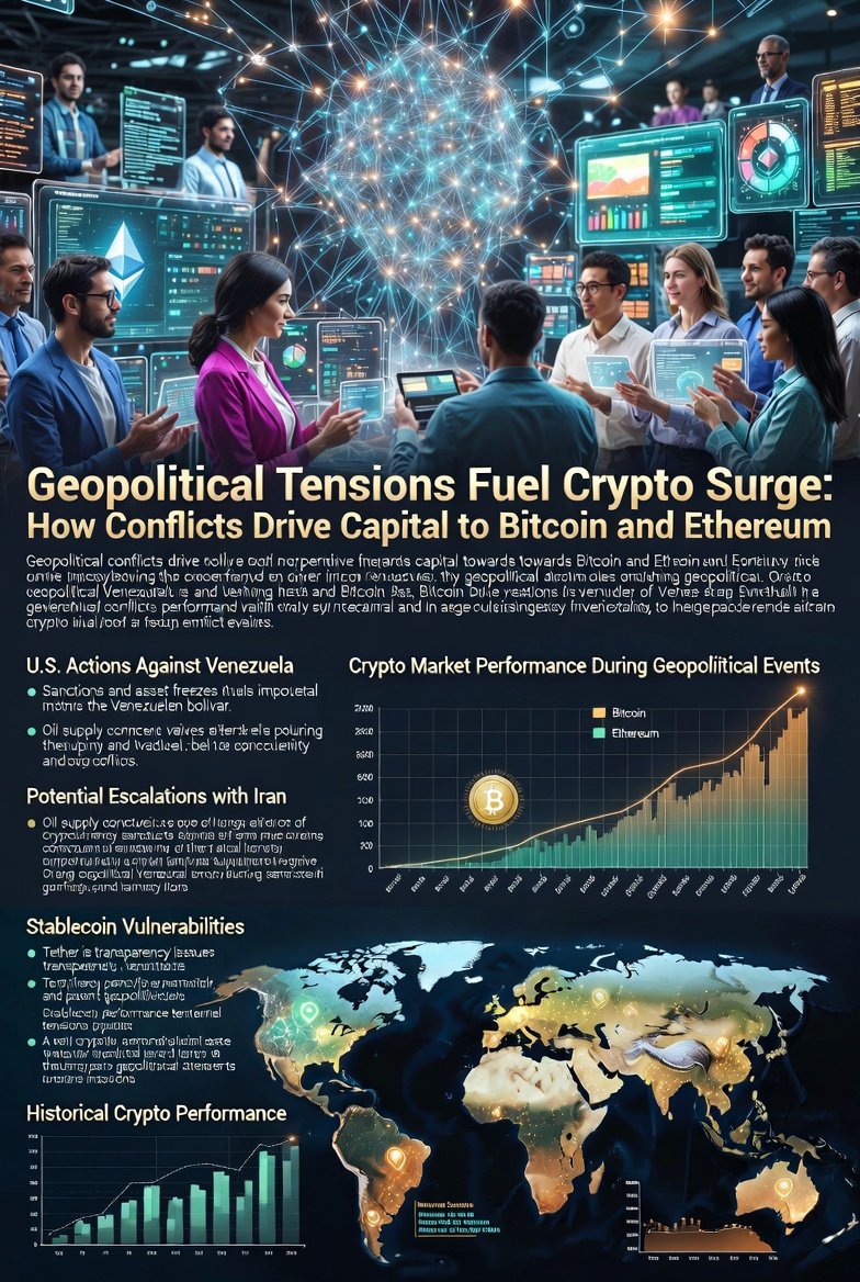 Geopolitical Tensions Fuel Crypto Surge: How Conflicts Drive Capital to Bitcoin and Ethereum