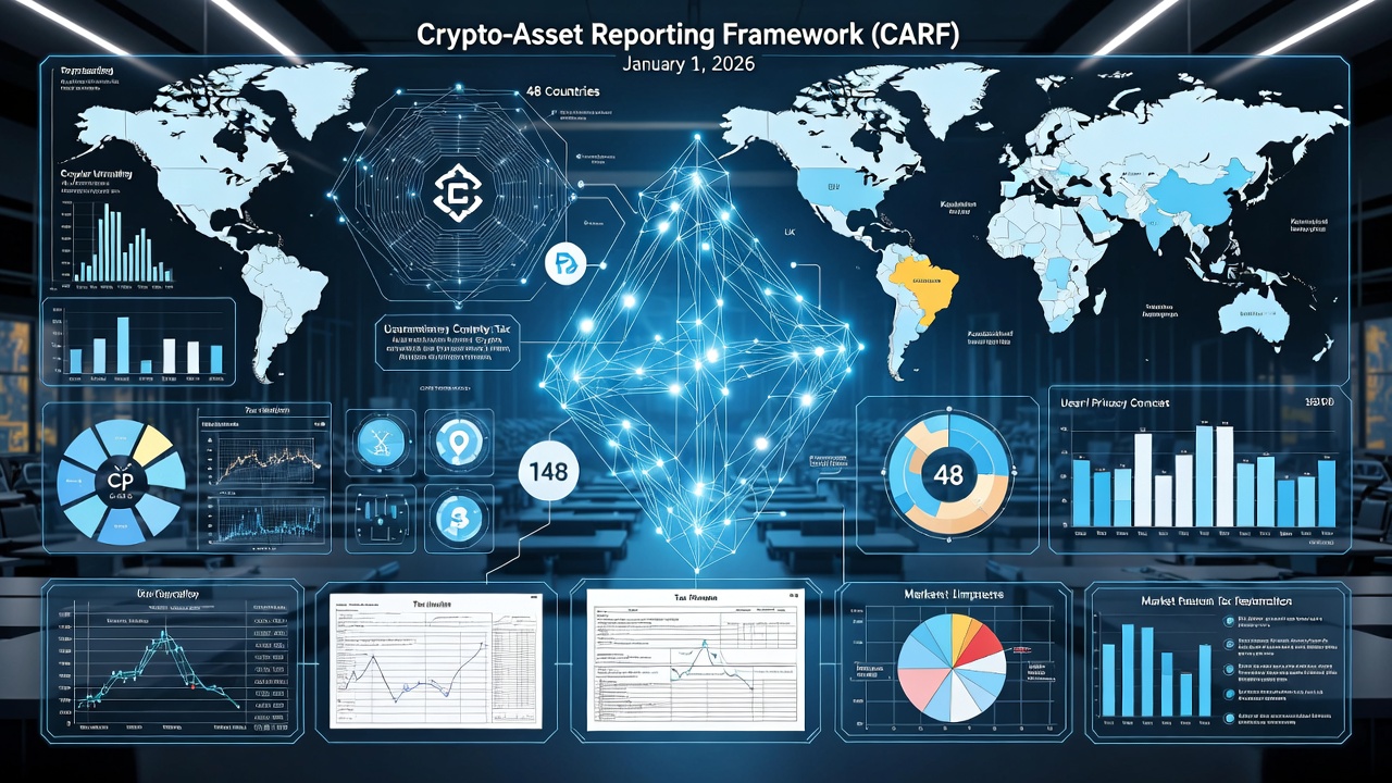 Global Crypto Tax Dragnet: 48 Countries Begin Full Transaction Reporting Under CARF in 2026