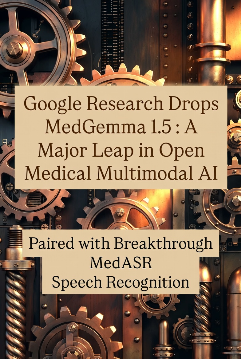 Google Research Drops MedGemma 1.5: A Major Leap in Open Medical Multimodal AI, Paired with Breakthrough MedASR Speech Recognition