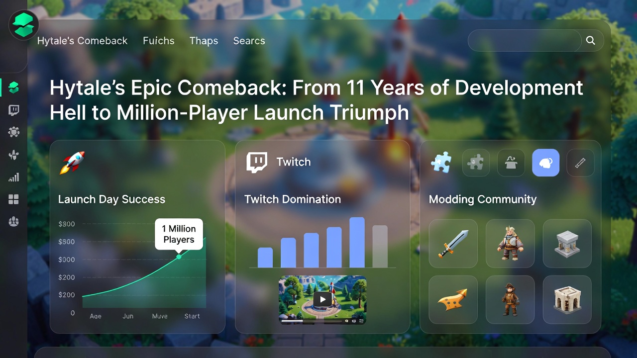 Hytale's Epic Comeback: From 11 Years of Development Hell to Million-Player Launch Triumph