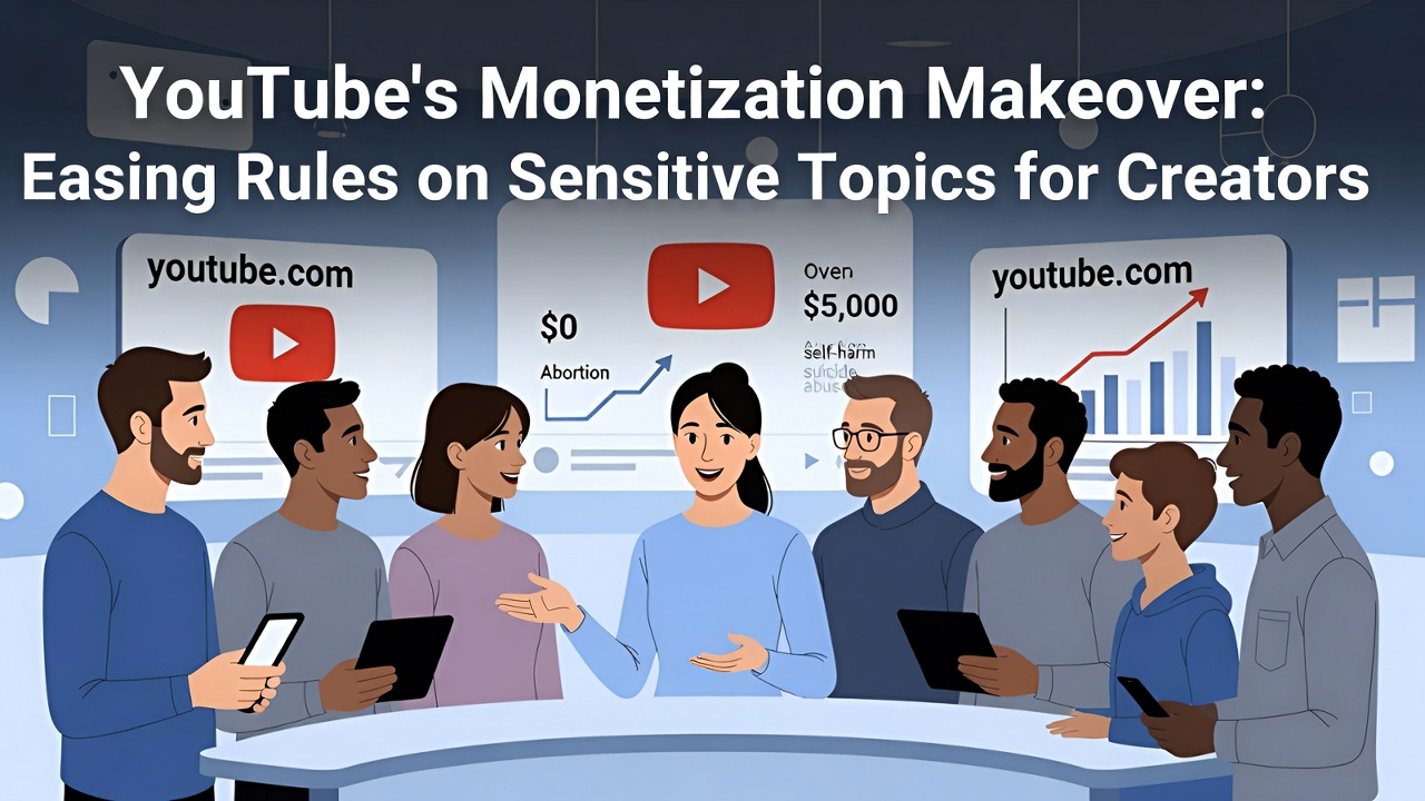 YouTube's Monetization Makeover: Easing Rules on Sensitive Topics for Creators