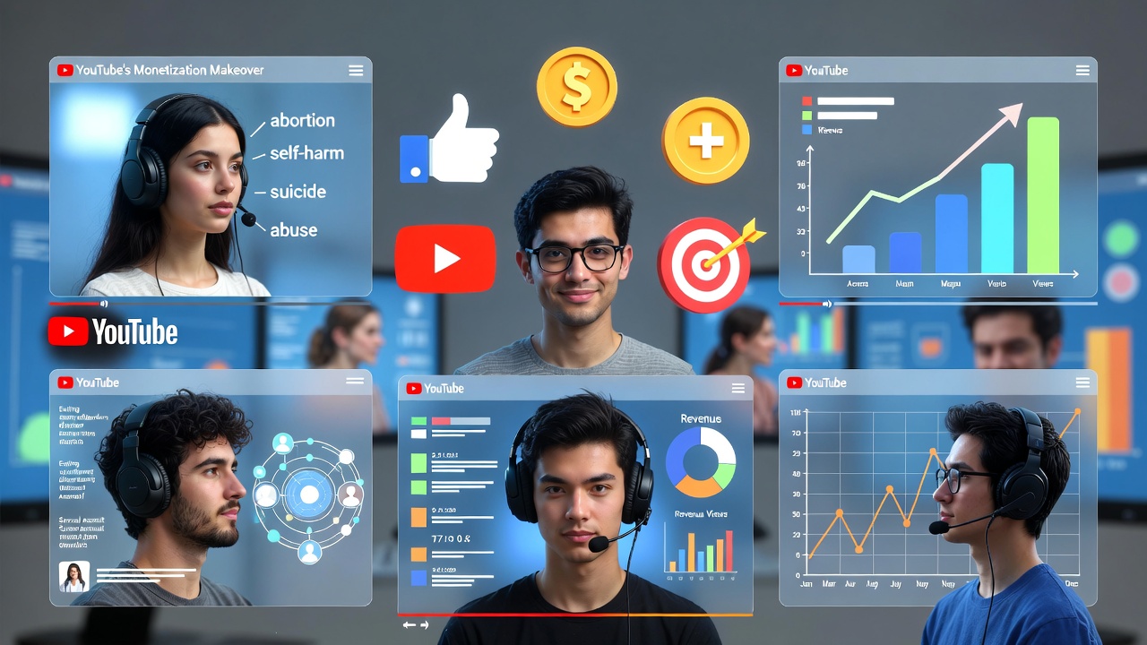 YouTube's Monetization Makeover: Easing Rules on Sensitive Topics for Creators