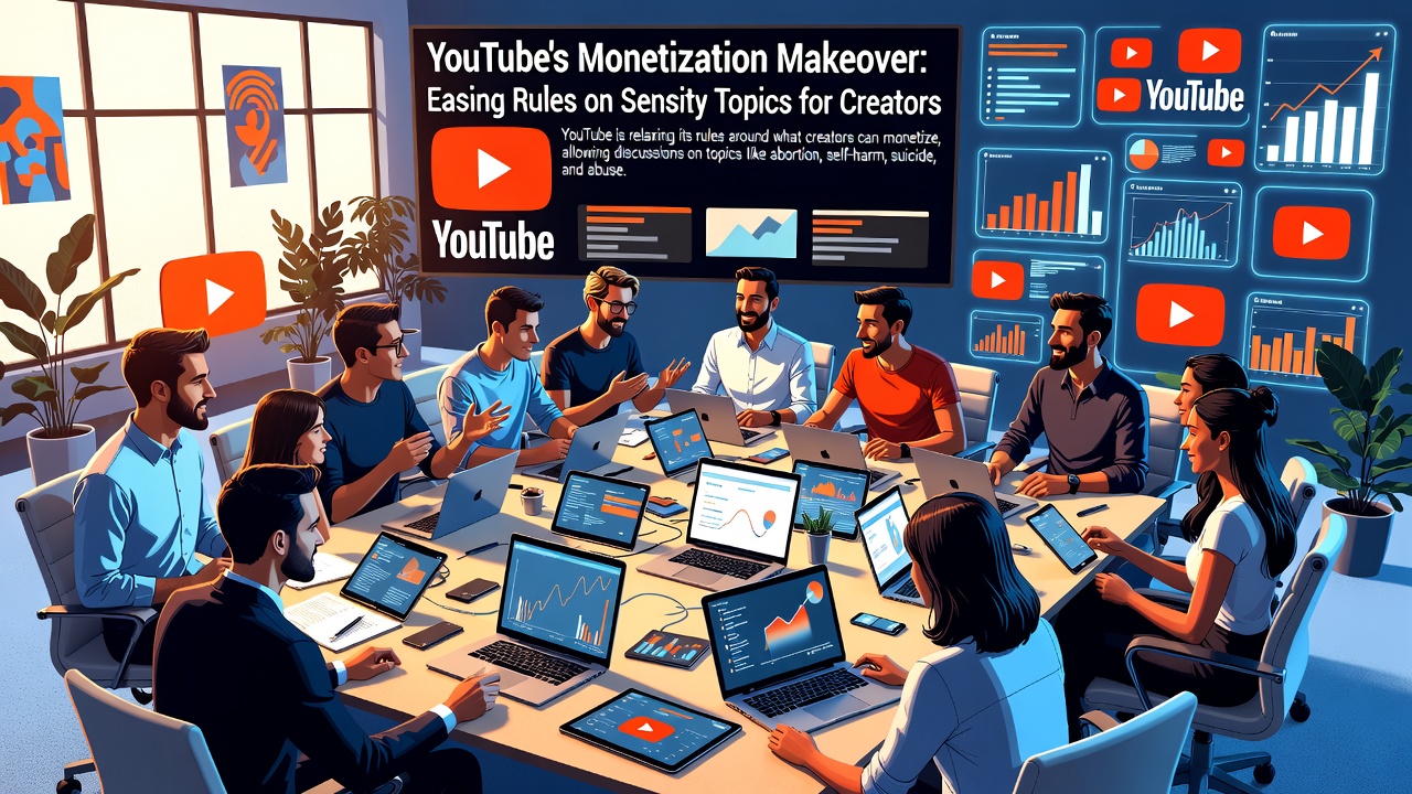 YouTube's Monetization Makeover: Easing Rules on Sensitive Topics for Creators
