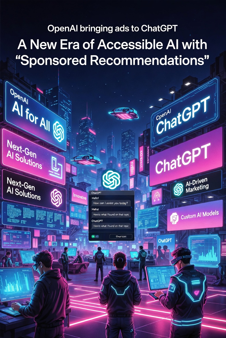 OpenAI Brings Ads to ChatGPT: A New Era of Accessible AI with "Sponsored Recommendations"