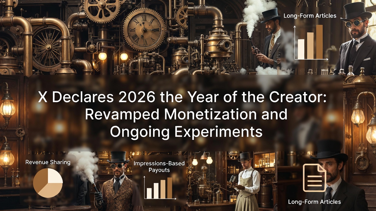 X Declares 2026 the Year of the Creator: Revamped Monetization and Ongoing Experiments
