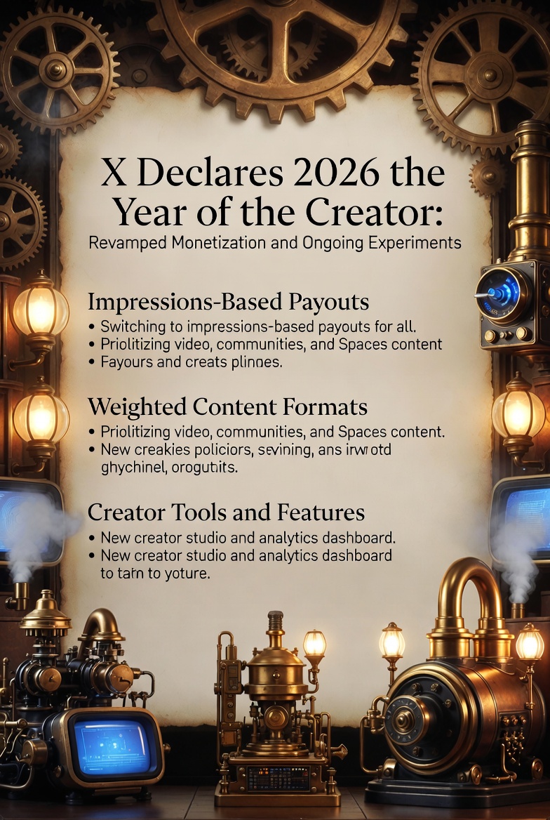 X Declares 2026 the Year of the Creator: Revamped Monetization and Ongoing Experiments