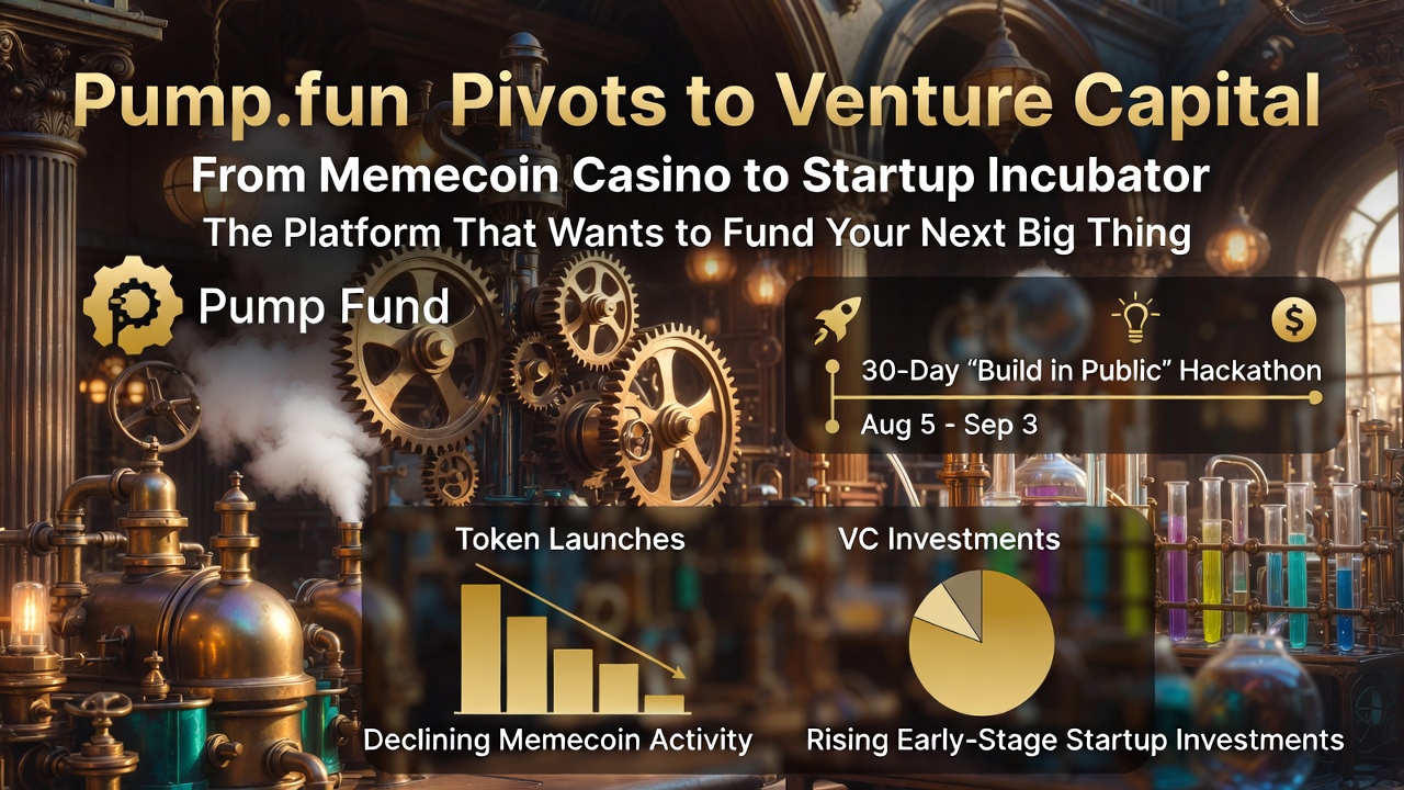 Pump.fun Pivots to Venture Capital: From Memecoin Casino to Startup Incubator