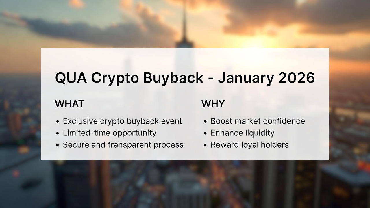 QUA Crypto Buyback - January 2026
