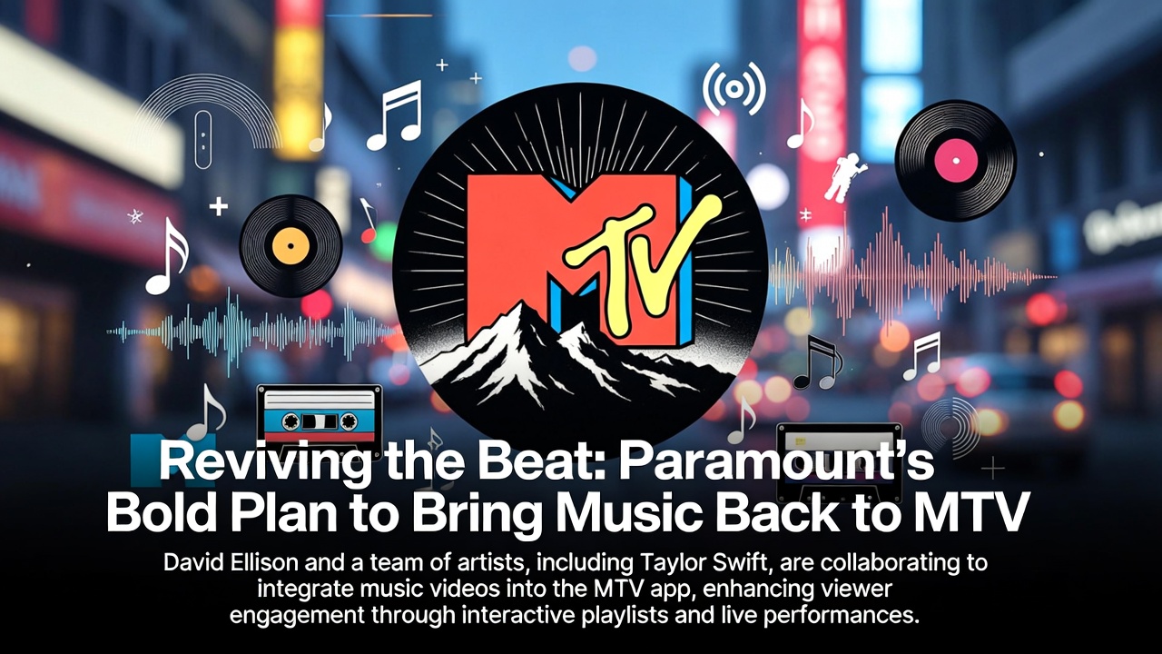 Reviving the Beat: Paramount's Bold Plan to Bring Music Back to MTV