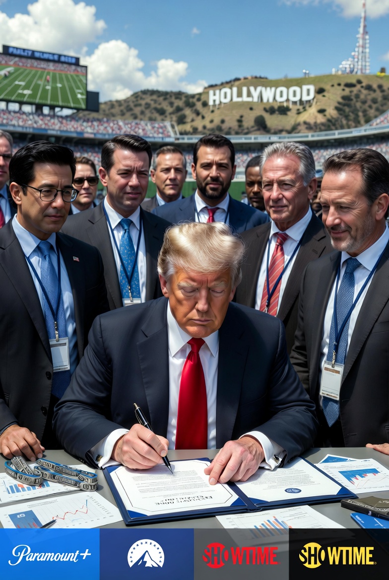 Trump's Executive Order: A Lifeline for Paramount Amid Hollywood's Merger Wars?