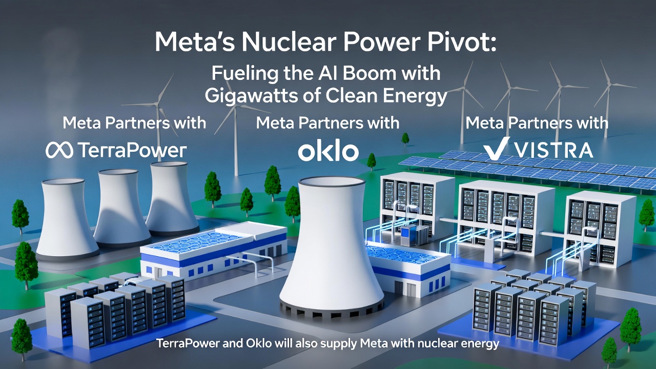 Meta's Nuclear Power Pivot: Fueling the AI Boom with Gigawatts of Clean Energy