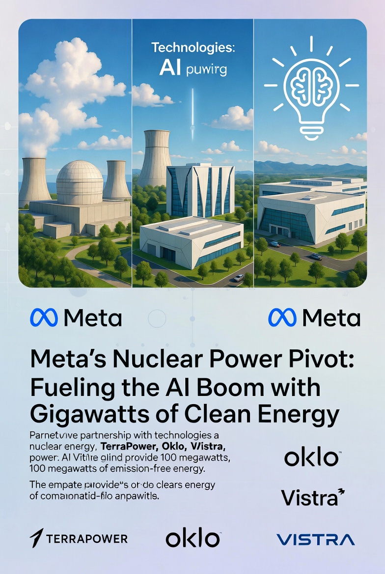 Meta's Nuclear Power Pivot: Fueling the AI Boom with Gigawatts of Clean Energy
