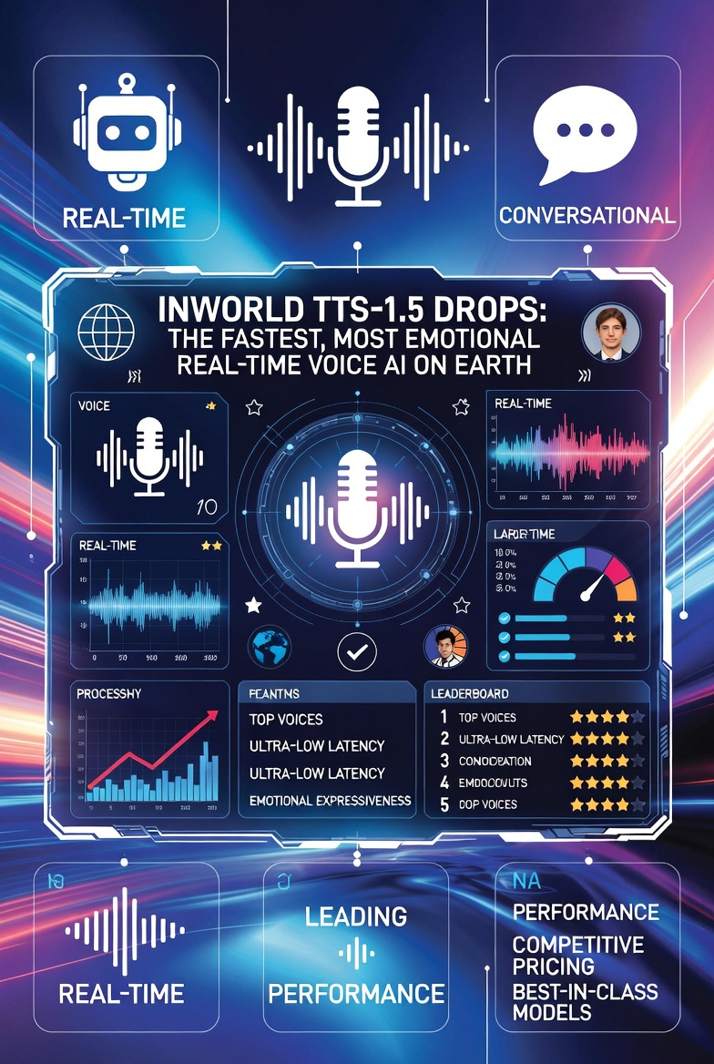 Inworld Unleashes TTS-1.5: Real-Time Voice So Good It Feels Illegal at <img alt=