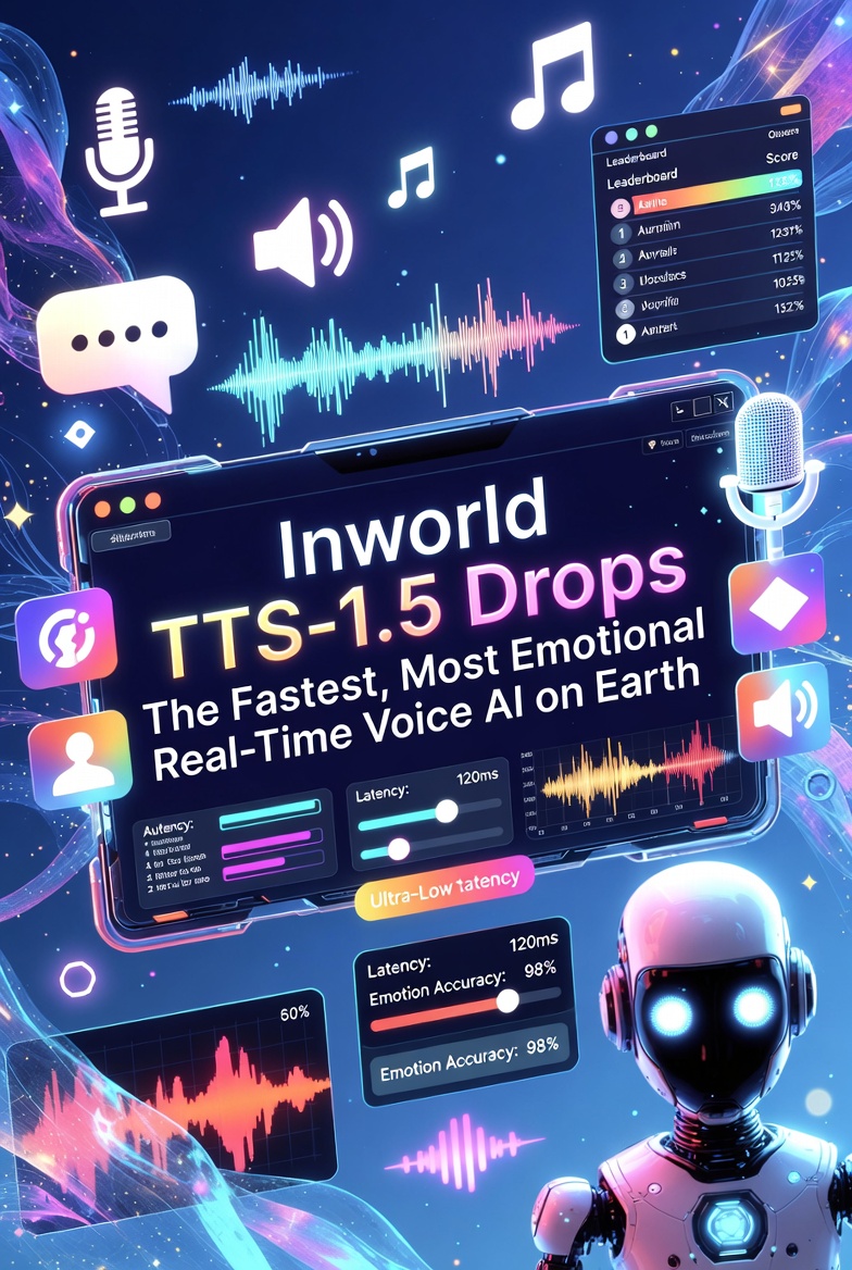Inworld Unleashes TTS-1.5: Real-Time Voice So Good It Feels Illegal at <img alt=