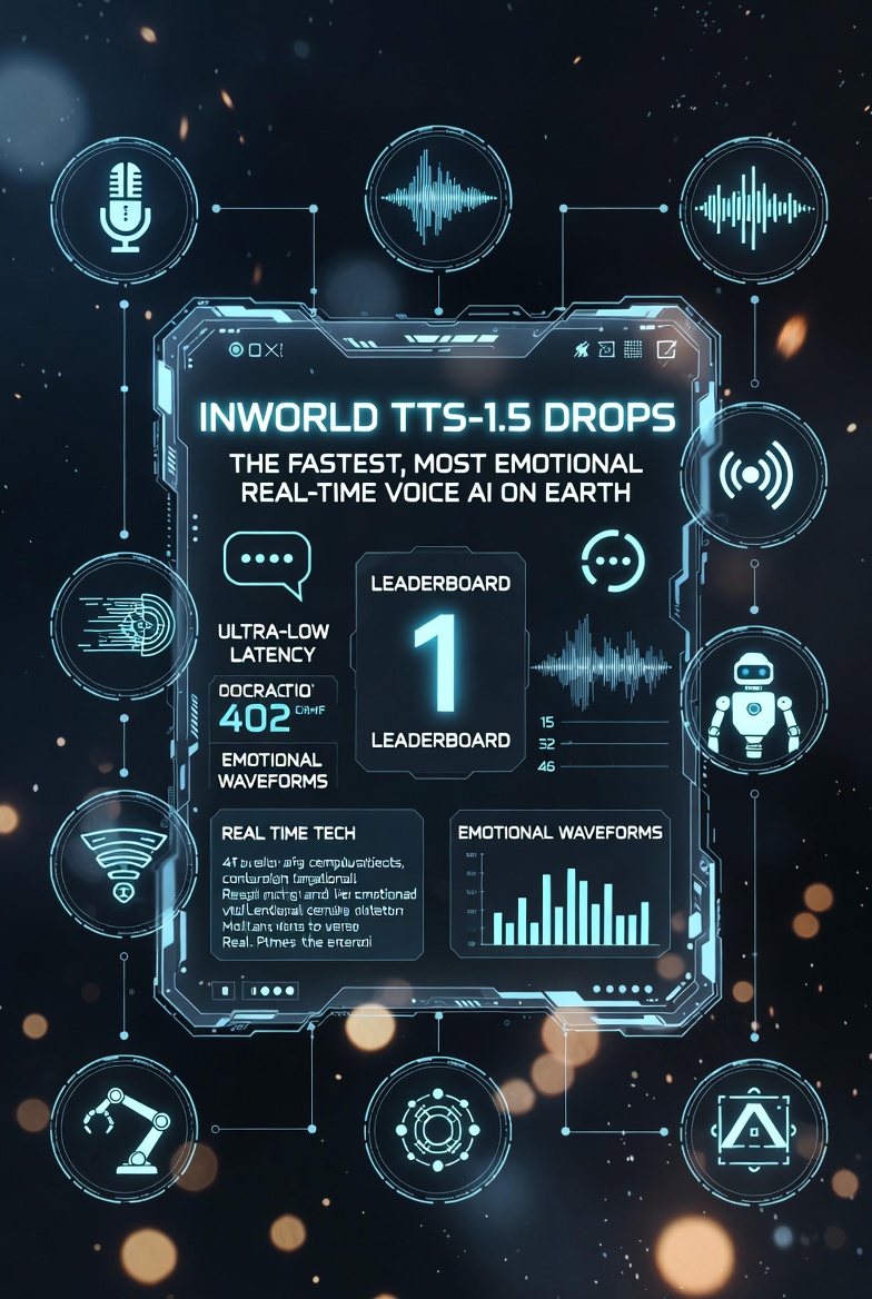 Inworld Unleashes TTS-1.5: Real-Time Voice So Good It Feels Illegal at <img alt=