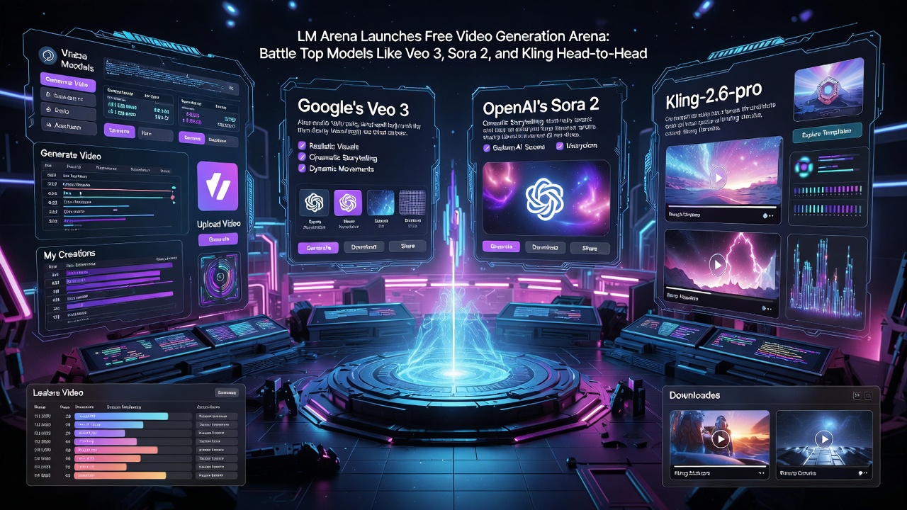 LM Arena Launches Free Video Generation Arena: Battle Top Models Like Veo 3, Sora 2, and Kling Head-to-Head