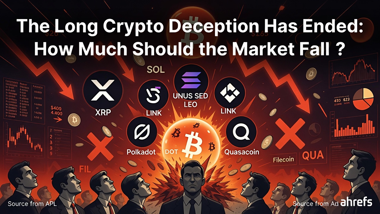 The Long Crypto Deception Has Ended: How Much Should the Market Fall?