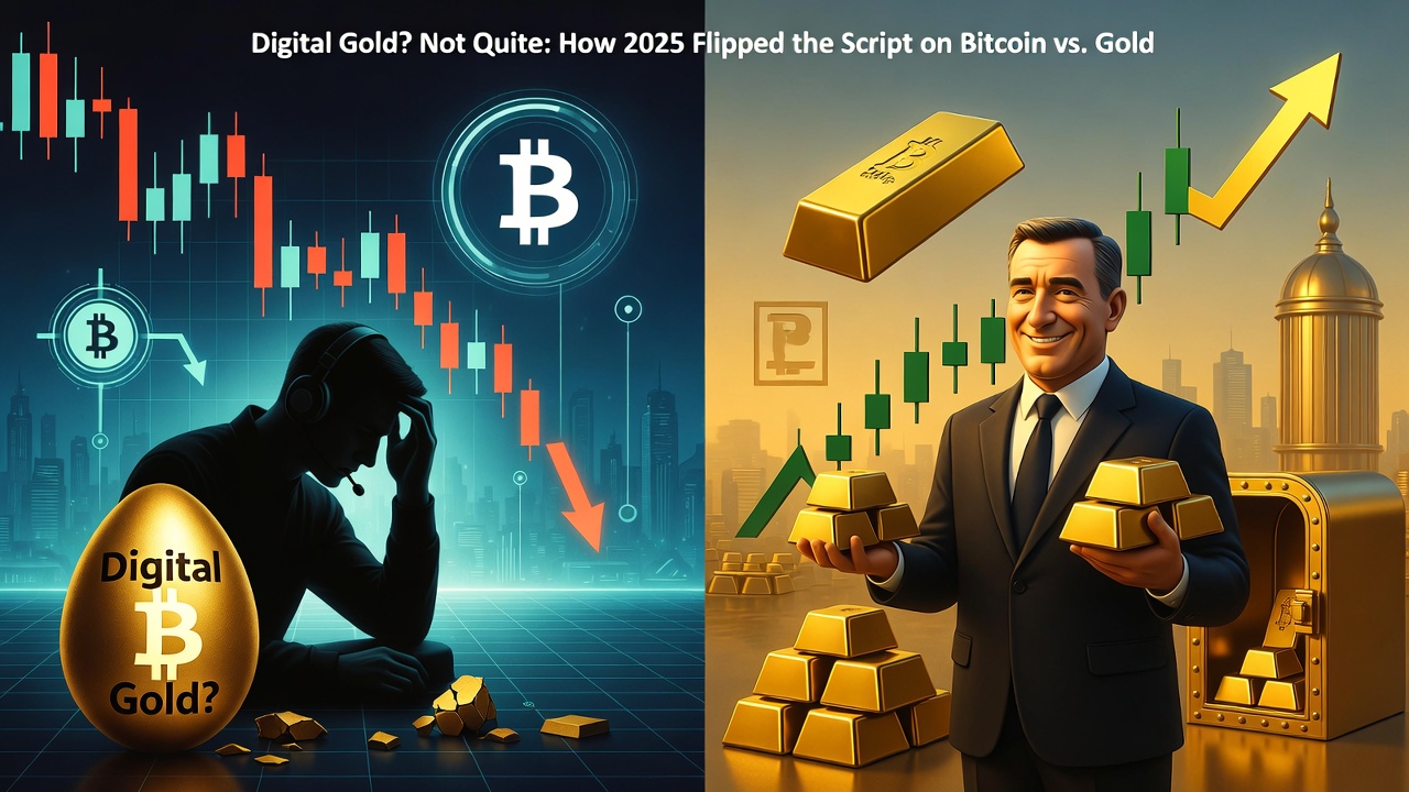 Digital Gold? Not Quite: How 2025 Flipped the Script on Bitcoin vs. Gold