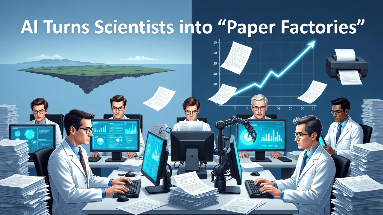 AI Turns Scientists into "Paper Factories": Productivity Soars, But Discovery Flattens