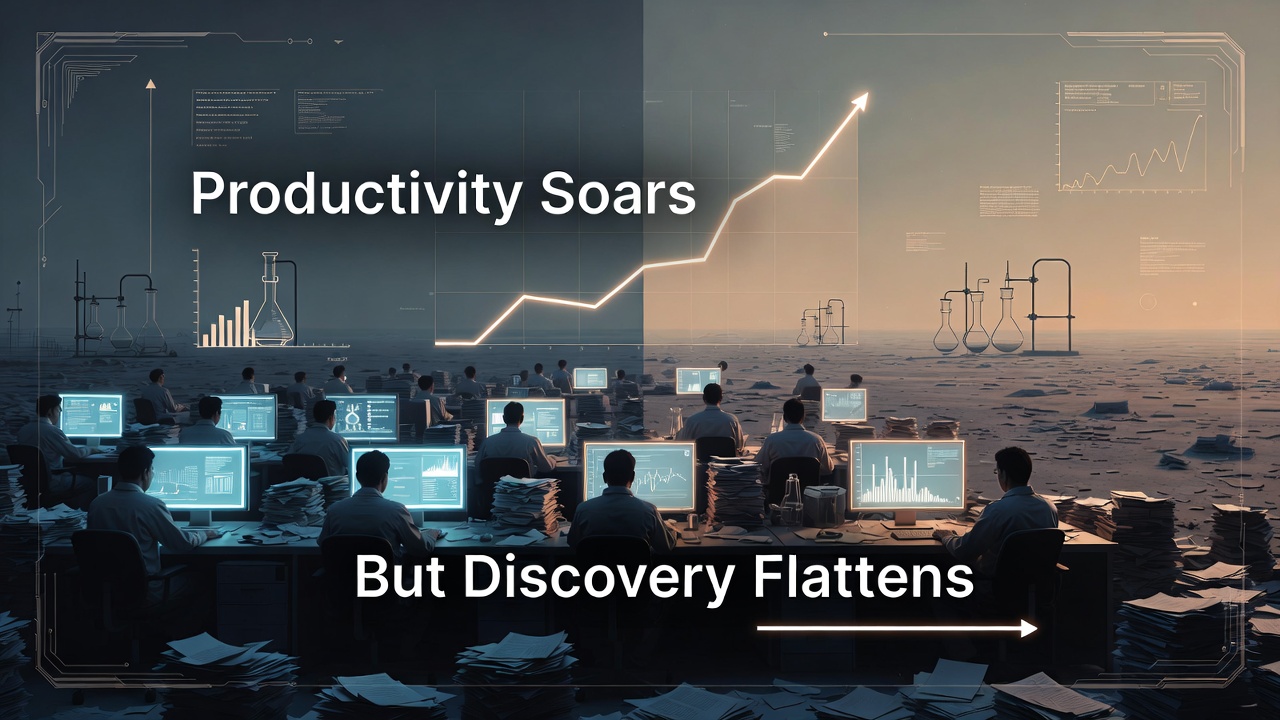 AI Turns Scientists into "Paper Factories": Productivity Soars, But Discovery Flattens