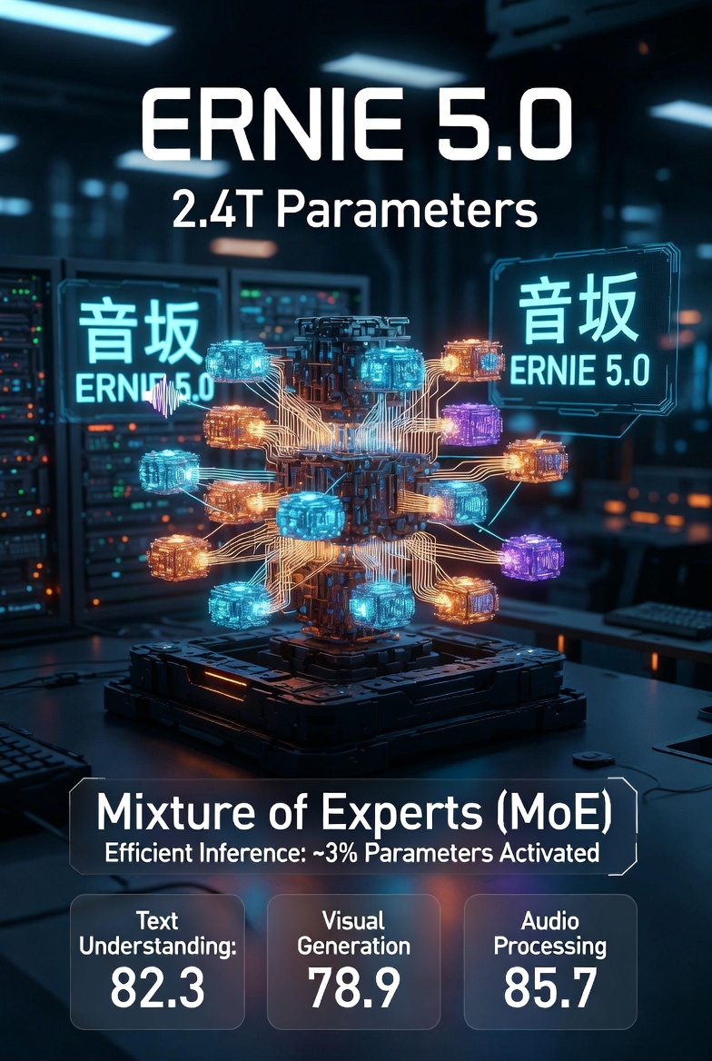 Baidu Releases ERNIE 5.0: A Multimodal AI Juggernaut with Efficient MoE Architecture