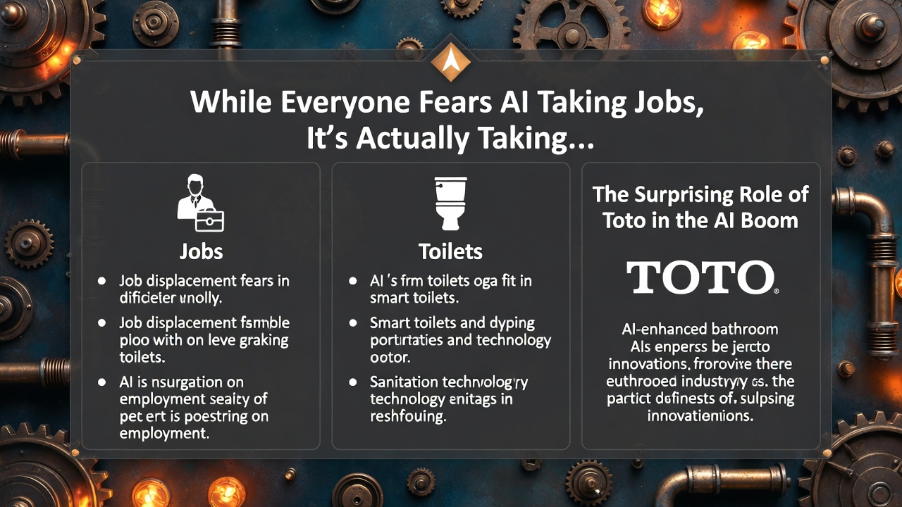 While Everyone Fears AI Taking Jobs, It's Actually Taking... Toilets? The Surprising Role of Toto in the AI Boom