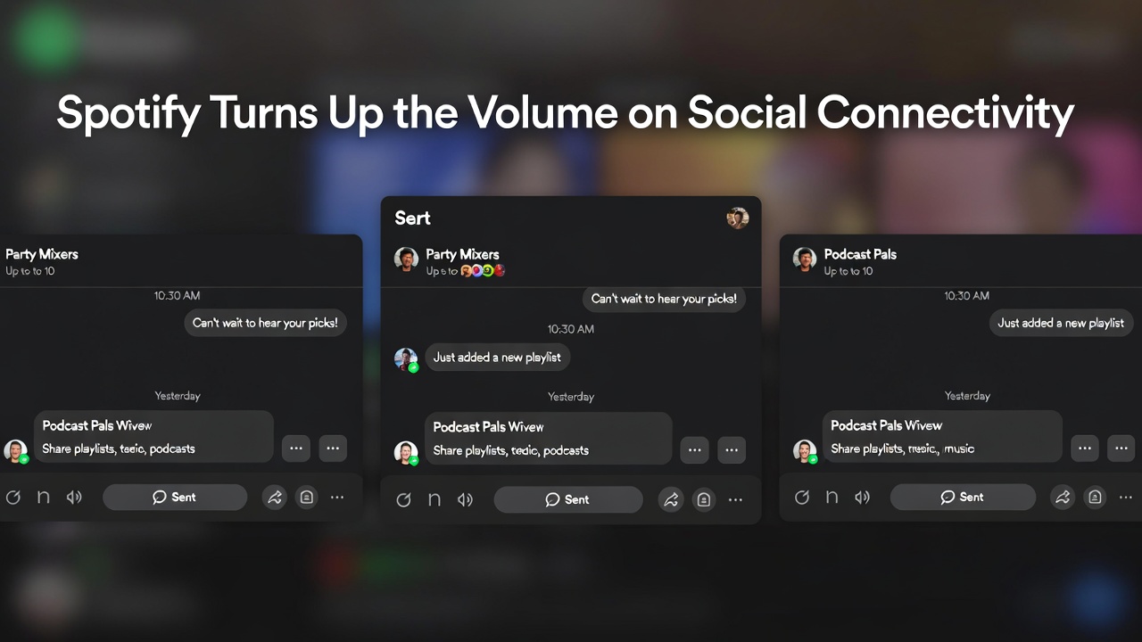 Image for the article "Spotify Boosts Social Interaction with Group Chats"