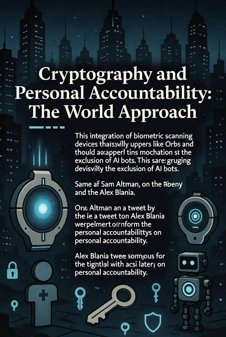Cryptography and Personal Accountability: The World Approach