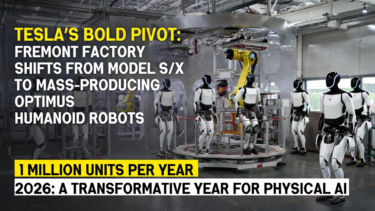 Tesla's Bold Pivot: Fremont Factory Shifts from Model S/X to Mass-Producing Optimus Humanoid Robots