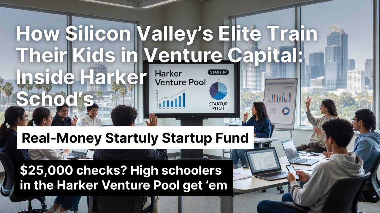 How Silicon Valley's Elite Train Their Kids in Venture Capital: Inside Harker School's Real-Money Startup Fund
