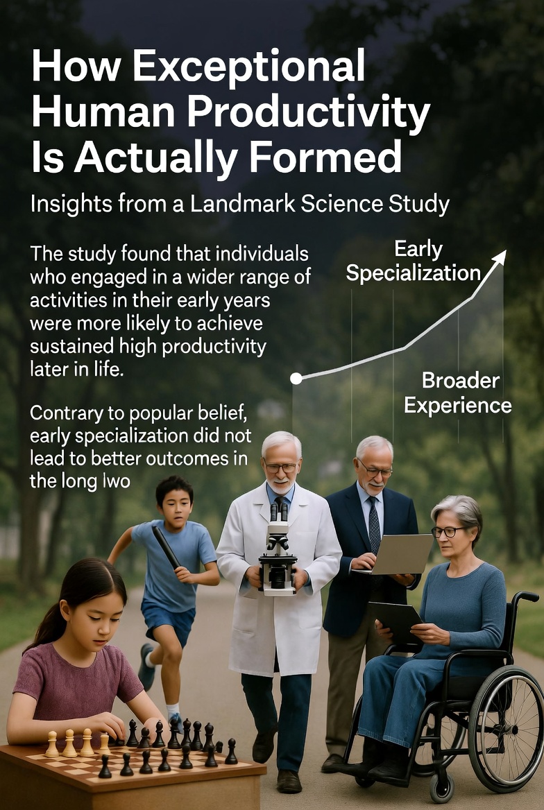 How Exceptional Human Productivity Is Actually Formed: Insights from a Landmark Science Study
